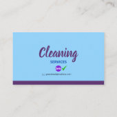 Cleaning_Bubble Business Card コーリングカード (裏面)