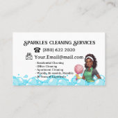 Cleaning Bubble House Cleaning Service 名刺 (裏面)