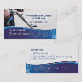 Cleaning Carpet Companyのための名刺 名刺 (正面/裏面)
