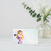 CLEANING COMPANYビジネス 名刺 (スタンド正面)