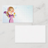 CLEANING COMPANYビジネス 名刺 (正面/裏面)