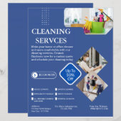 Cleaning Company | Custom Logo Cleaning Service (正面/裏面)