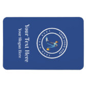 Cleaning Company | Custom Logo Cleaning Service マグネット (横)