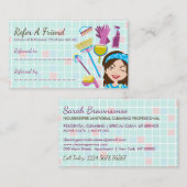 Cleaning Customer Sale Discount 紹介カード (正面/裏面)