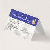 Cleaning Duster Home Logo | Tidy Living Room 名刺 (正面)