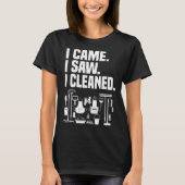 Cleaning  House Cleaner And Housekeeper Tシャツ (正面)