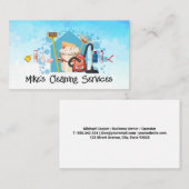 Cleaning House Services Tools | Maids  | Janitor 名刺 (正面/裏面)