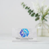 Cleaning Icons | Maid Supplies Business Card 名刺 (スタンド正面)
