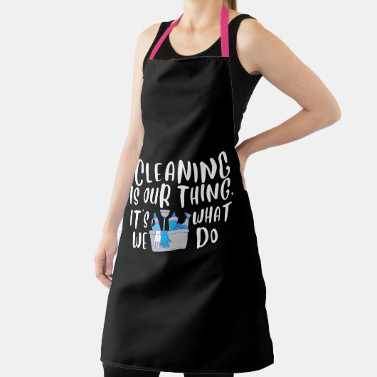 Cleaning is Our Thing エプロン (インサイチュ)