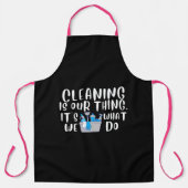 Cleaning is Our Thing エプロン (正面)