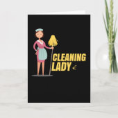 Cleaning Lady Cleaning Lady Cleaning カード (正面)