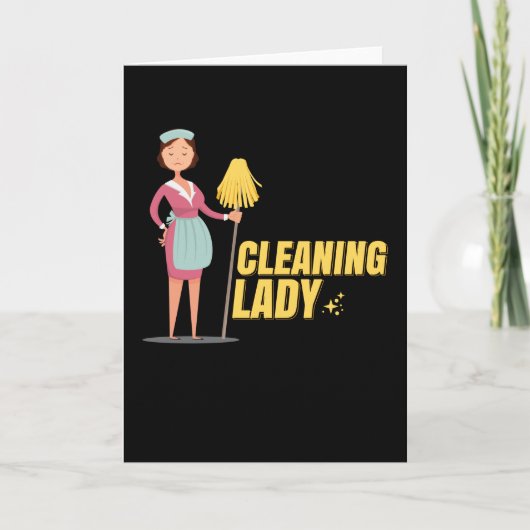 Cleaning Lady Cleaning Lady Cleaning カード (正面)