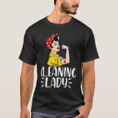 Cleaning Lady Housekeeping Housekeeper 2 Tシャツ (正面)