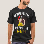 Cleaning Lady Housekeeping Housekeeper Tシャツ (正面)