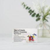 Cleaning Lady Mopping | Bucket Cleaning Equipment 名刺 (スタンド正面)