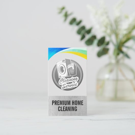 Cleaning Laundry Services 名刺 (スタンド正面)