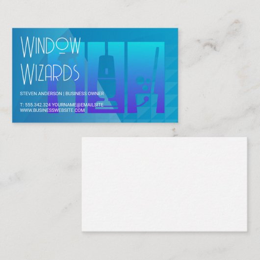 Cleaning Professionals 名刺 (正面/裏面)