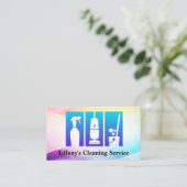 Cleaning Service Chores | Maid Tools 名刺 (スタンド正面)