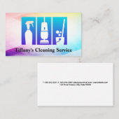 Cleaning Service Chores | Maid Tools 名刺 (正面/裏面)