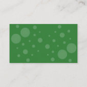 Cleaning Service Green Professional 名刺 (裏面)