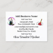 Cleaning Service Housekeeping  Business Card 名刺 (裏面)