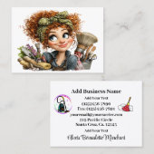 Cleaning Service Housekeeping  Business Card 名刺 (正面/裏面)