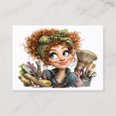 Cleaning Service Housekeeping  Business Card 名刺 (正面)