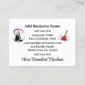 Cleaning Service Housekeeping  Business Card 名刺 (裏面)
