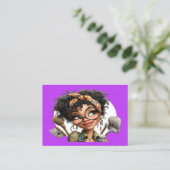 Cleaning Service Housekeeping  Business Card 名刺 (スタンド正面)