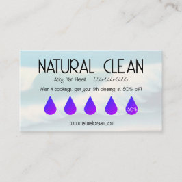 Cleaning Service Rewards Card コーリングカード