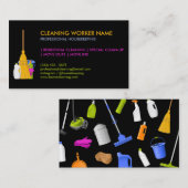 Cleaning Service Standard modern 名刺 (正面/裏面)