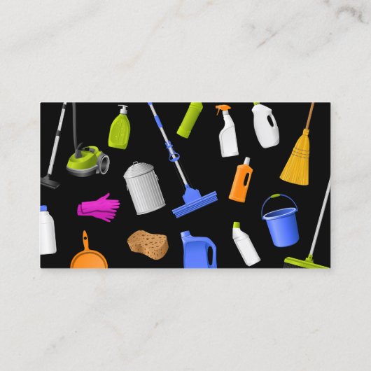 Cleaning Service Standard modern 名刺 (裏面)