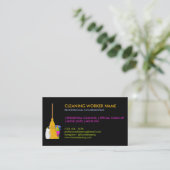 Cleaning Service Standard modern 名刺 (スタンド正面)