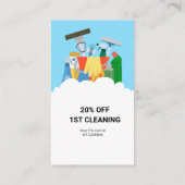 Cleaning Services  名刺 (裏面)