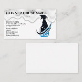 Cleaning Services | Bottle Spray Logo 名刺 (正面/裏面)