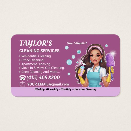 Cleaning Services Brunette Maid House Cleaning  (正面)