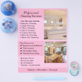 Cleaning Services Flyer | Editable House Cleaning  チラシ (シングル)