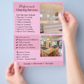 Cleaning Services Flyer | Editable House Cleaning  チラシ (手)