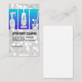 Cleaning Services Icons | House Cleaners 名刺 (正面/裏面)