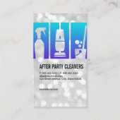 Cleaning Services Icons | House Cleaners 名刺 (正面)