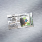 Cleaning Services Logo | Maid Washing Window マグネット名刺 (インサイチュ)