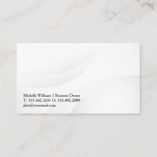 Cleaning Services Logo | Washing Machine 名刺 (裏面)