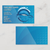 Cleaning Services | Pressure Wash Car Bubbles 名刺 (正面/裏面)
