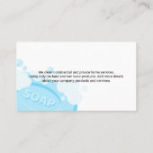 Cleaning Services | Soap Bubbles | Maid 名刺 (裏面)