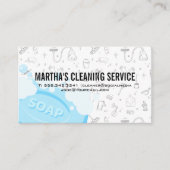 Cleaning Services | Soap Bubbles | Maid 名刺 (正面)