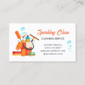Cleaning Supplies Housekeeping Service 名刺 (正面)