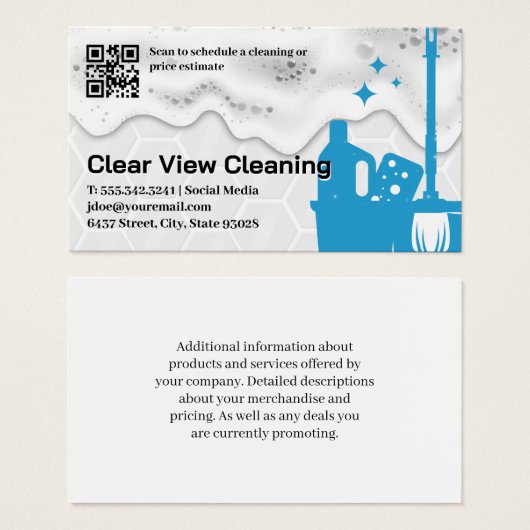 Cleaning Supplies | Janitor | Soap and Tiles (正面&裏面)