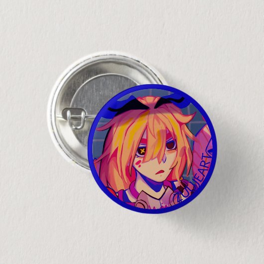 Cleanup girl Button 缶バッジ (正面&裏面)