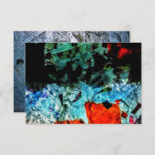 Clear abstract invitation.Ordinary recycle texture 招待状 (正面/裏面)