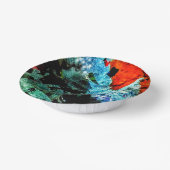 Clear abstract paper plate,Ordinary abstract party ペーパーボウル (傾斜あり)